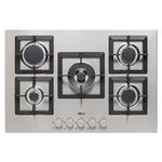 Elleci PIAP751INCS Gas hob built-in 5 burners, electronic ignition, cast-iron grates | Energy Class A