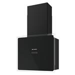 Faber GLAM-FIT 80 BK - 330.0528.269 Hotte Murale | Classe énergétique A | Design plat, verre noir, 3 vitesses