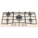 Hotpoint-Ariston PCN 750 T (OW) R/HA Gas hob Built-in | Class - | 5 gas burners, Electronic ignition, Enamelled grates