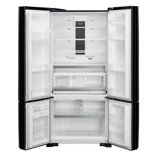 Smeg FQ70GBE Frigorífico-congelador | Nevera de vino | Clase energética A++ | Instalación gratuita, Puerta francesa, Negro