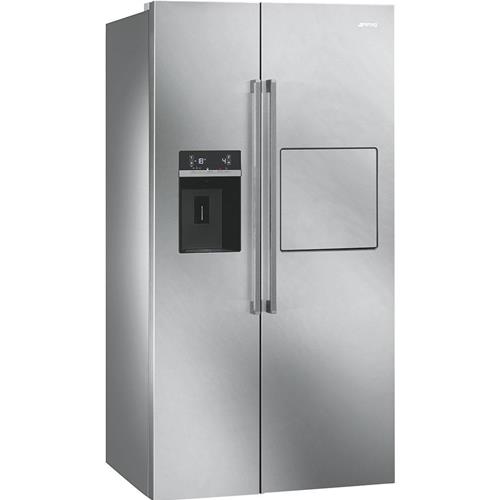 Smeg SBS63X2PEDH Réfrigérateur-congélateur | Pose libre | Classe énergétique A++ | Installation libre, Porte à battants, acier inoxydable