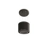 Faber ODETTE PLUS BK MATT KL - 345.0541.053 Campana extractora Suspendida | Clase energética A | Acabado negro mate, flujo de aire de 610 m³/h, tecnología Up&Down, controles táctiles, iluminación LED circular