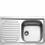 Smeg LYP791S Sink Built-in | Stainless steel, single basin sx, under-top installation