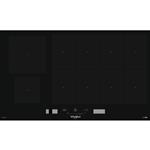 Whirlpool SMP9010C/NE/IXL Placa de inducción encastrado Negro, Para empotrar, 86 cm