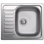 Elleci Inox Sky 125 580X500 1Vg Dx Sat  - 6ALIX125SACDX Sink On-counter | Inox, 1 large right bowl, 580x500
