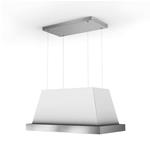 Faber THEA ISOLA EV8 WH MATT A80 SC - 321.0517.781 Campana extractora Isla | Clase energética B | Campana isla, Iluminación LED, Acabado blanco mate