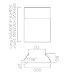 Elica KIT0010704 cooker hood part/accessory Cooker hood chimney