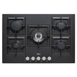 Elleci Plano 75 5F Nero 40 - 6APGSP75140CS Placa de cocción Empotrable | Clase energética N/A | 5 zonas, Acabado negro, Control táctil