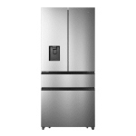 Hisense RF540N4WIE Réfrigérateur-congélateur Pose libre | Classe énergétique E | Installation libre, Porte-fenêtre, acier inoxydable