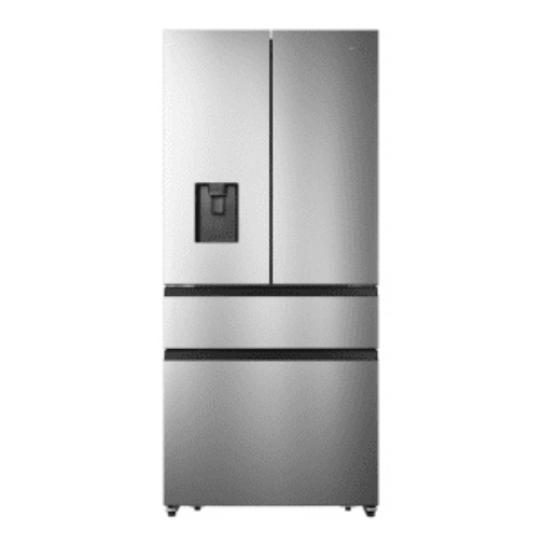 Hisense RF540N4WIE Frigorífico-congelador Instalación libre | Clase energética E | Instalación gratuita, Puerta francesa, acero inoxidable