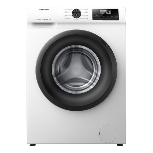 Hisense WFQP701219VM Waschmaschine Freistehend | Klasse A | Caricamento frontale, 7 kg, B