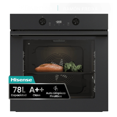 Hisense BI64223EPMB Four Encastré | Classe énergétique A++ | Largo, Forno elettrico, 78 L