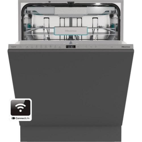 Hisense HV673A65 Geschirrspüler A scomparsa totale | Klasse A | A scomparsa totale, Dimensione massima (60 cm), Bianco