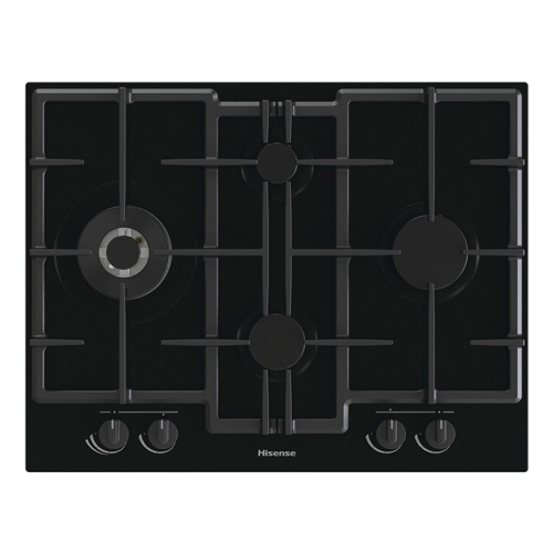 Hisense GED663B Placa de gas Encastrado | Nero, Da incasso, Gas