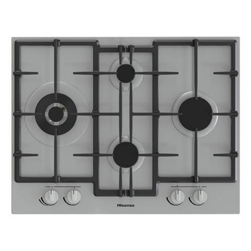 Hisense GMED663X Plaque de cuisson à gaz Encastré | Acciaio inox, Da incasso, 70 cm