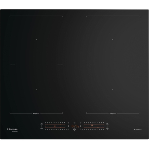 Hisense HI6442BSCWF Induktionskochfeld Einbau | Nero, Da incasso, 59.5 cm