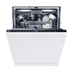 Haier BXI 6C4S3FSB Dishwasher Fully retractable built-in | Class C | Fully retractable, Maximum size (60 cm), Black
