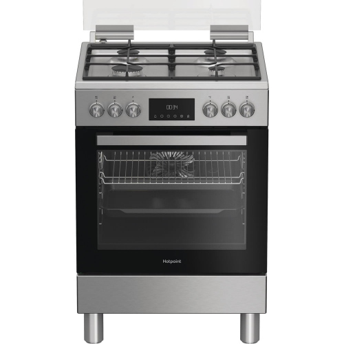 Hotpoint 869991715980 Cooker Freestanding | Class A | 60x60 cm, gas plan, convection oven