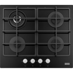 Franke FHSM 604 3G DC BK C - 106.0734.773 Gas hob built-in Black, Recessed, 59 cm