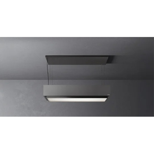 Falmec LEVANTE GRAFITE "ALL MATT" IS.120 VETRO GRIGIO CHIARO SAT. - CLVI20.E1P7#ZZZ7461F Hood