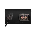 Falmec BRERA 90 VETRO MATT NERO - CBRW90.00P8#ZZZC490F Induction hob with integrated extractor hood