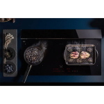 Falmec BRERA 90 VETRO NERO LUCIDO - CBRW90.00P8#ZZZN490F Induction hob with integrated extractor hood Built-in | Class A+++ | Black, Recessed, 89 cm