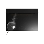 Falmec BRERA 75 VETRO MATT NERO - CBRW75.00P8#ZZZC490F Induction hob with integrated extractor hood