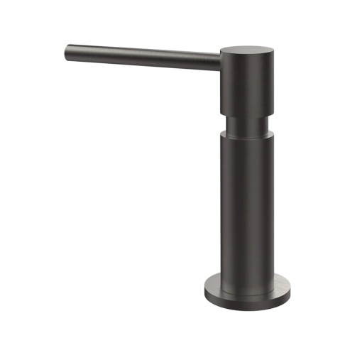 Gessi DISPENSER Dispenser Black Metal Brushed PVD - 29651#707 Seifenspender | Ausführung schwarz Metall gebürstet, Pumpe inklusive, Herausnehmbarer Tank