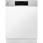 Electrolux E62IB200SX Dishwasher | Semi built-in | Energy Class B | Partially retractable, Maximum size (60 cm), stainless steel