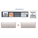 ZEPHIR ZDAWIFI9/12 Air conditioner Dual split 9000+12000 BTU | Energy Class A++/A+