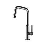 Gessi OFFICINE Girevole Chrome - 60051#031 Mitigeur Évier | Chrome brillant, Bec pivotant 360°, Débit réglable