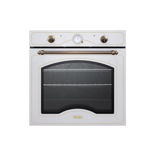 De'Longhi CM9LW Oven Built-in | Class A | Bianco, el. multifunzione (9), progr. Analogico, Funzione termoventilata 3D, Funzione Easy Steam, Funzione Idroclean, Funzione preriscaldamento rapido, Cavità 74 litri con telai laterali a 7 livelli