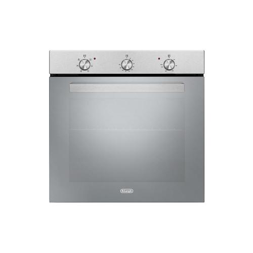 De'Longhi FLM6LX Backofen Einbau | Klasse A | Frontalino inox con acciaio antimpronta porta nera, 8 funzioni, Cavità 65L.