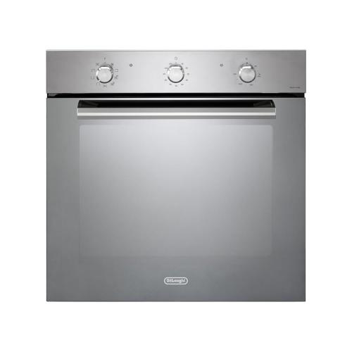 De'Longhi FM6XL Four Encastrable | Classe énergétique A | elettrico multifunzione, Classe A (9F), Cavità 70 litri, Funzioni Easy Steam ed Idroclean, Contaminuti 120’, Manopole finitura metallo spazzola, Maniglia in metallo spazzolato, Porta doppio vetro c