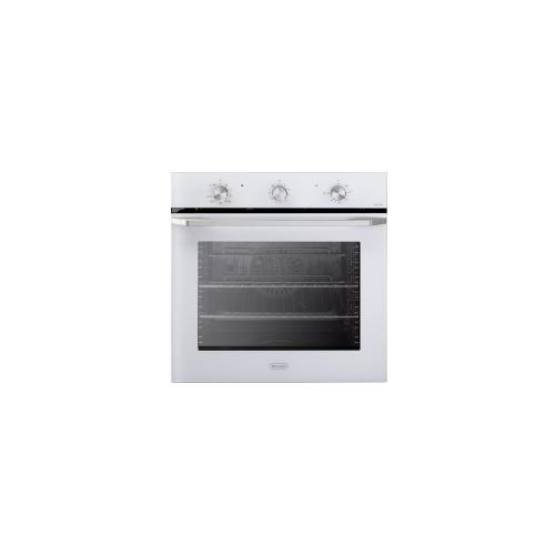 De'Longhi NSM7BLPPP Oven Built-in | Class A | White glass, multif. 9, mechanical stopwatch, Knobs with a brushed metal finish, Master Pizza Function 300°, Proofing function at 40°C, 3D Heated and Ventilated Function, Easy Steam and Idroclean Features, Qui
