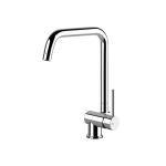 Gessi OXYGENE Girevole Matte Black - 50311#299 Grifo monocomando Fregadero | Negro mate, Caño giratorio 360°, Caudal ajustable