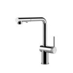 Gessi INEDITO - GODRONATO Due Getti Finox Brushed Nickel - 60478#149 Grifo monocomando Fregadero | Acero inoxidable, Grifo mezclador monomando, Cartucho cerámico