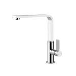 Gessi HELIUM Girevole Matte Black - 17015#299 Mitigeur Évier | Noir mat, Bec pivotant 360°, Débit réglable