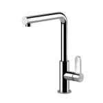 Gessi HELIUM Girevole Chrome - 50105#031 Mitigeur Évier | Chrome brillant, Bec pivotant 360°, Débit réglable