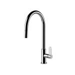 Gessi HELIUM Monogetto Chrome - 60077#031 Mitigeur Évier | Chrome brillant, Bec monogicler fixe, Débit réduit économie eau