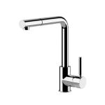 Gessi NEUTRON Monogetto Chrome - 17169#031 Grifo monocomando Fregadero | Cromo brillante, Boca monochorro fija, Caudal reducido ahorro agua