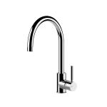 Gessi NEUTRON Girevole Chrome - 20570#031 Grifo monocomando Fregadero | Cromo brillante, Caño giratorio 360°, Caudal ajustable