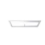 Falmec Nuvola/Led Is.90 S/Mot. P.E. C/Radioc. Bianco 220-240V - 50-60Hz S/Motore S/Filtro Campana extractora De techo | Clase energética C | Ancho 90 cm, vidrio extra claro, mando a distancia incluido