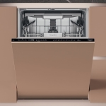 Hotpoint HM7 42 L Geschirrspüler | Einbau | Energieklasse C | 15 Gedecke, Farbe: Schwarz, Schnellprogramme