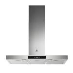 Electrolux LFT529X Campana extractora De pared | Clase energética B | L 90cm, 600m³/h, Inox