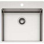 Elleci Inox Compass 500 540X510X200 1V Sat  - 6ALIM500SAC Sink Built-in | Stainless steel sink, 1 bowl, size 540x510mm