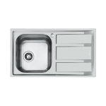 Foster Fm 1Vsx+Sc.B8 Marine - 1971962 Sink  1 vasca: 362,5 x 400, Piletta 3½, Possibilità di fori aggiuntivi | Over-top