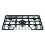 Smeg PGF75SC3 Hob | Built-in | stainless steel, Recessed, Gas