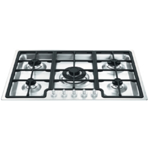 Smeg PGF75SC3 Plaque de cuisson | Intégré | acier inoxydable, À encastrer, Gaz