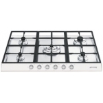 Smeg PTS726EB5 Hob | Built-in | White, Recessed, Gas